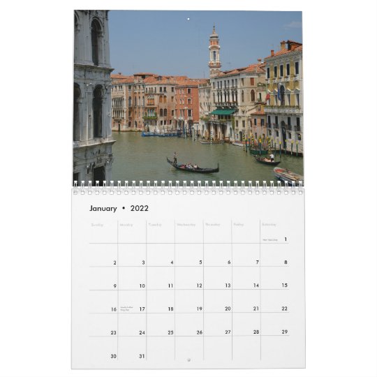 Venice Calendar | Zazzle.com