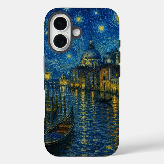 Venice Canal at Night Case-Mate iPhone Case (Back)