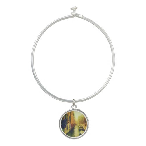 Venice Canal Balcony Painting Bangle Bracelet