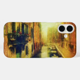 Venice Canal Balcony Painting iPhone 16 Plus Case