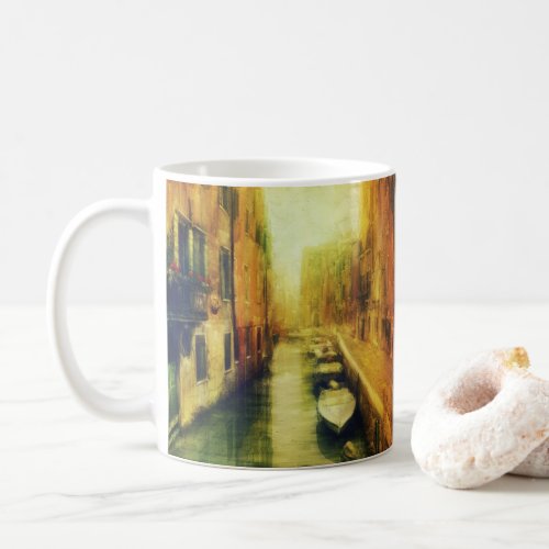 Venice Canal Balcony Painting Coffee Mug