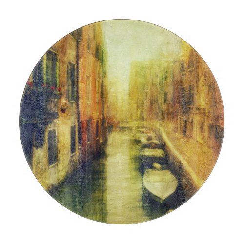 Venice Canal Balcony Painting Cutting Board