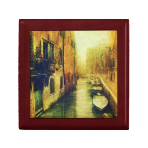 Venice Canal Balcony Painting Gift Box