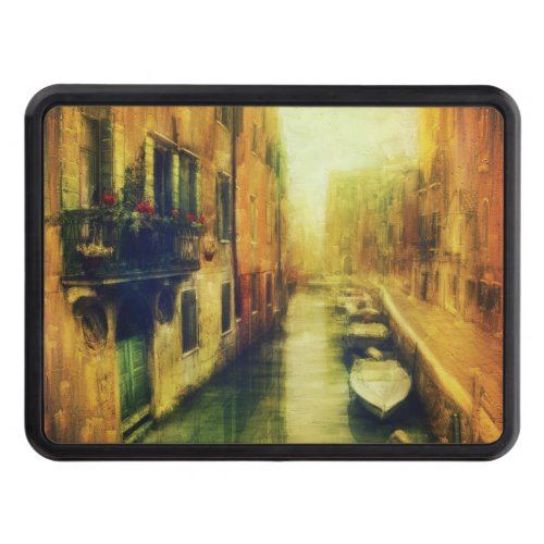 Venice Canal Balcony Painting Hitch Cover