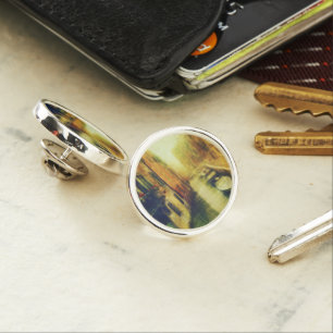 Venice Canal Balcony Painting Lapel Pin