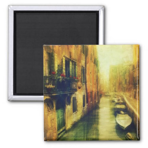 Venice Canal Balcony Painting Magnet