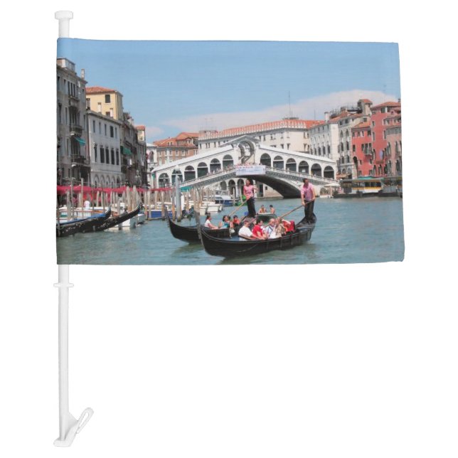 Venice Canal Car Flag (Front)