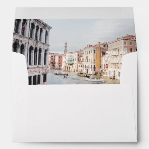 Venice Canal Envelope Liner with Address