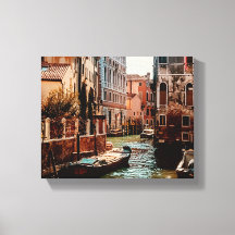 Venice Canal Gondolas in Italy Photograph