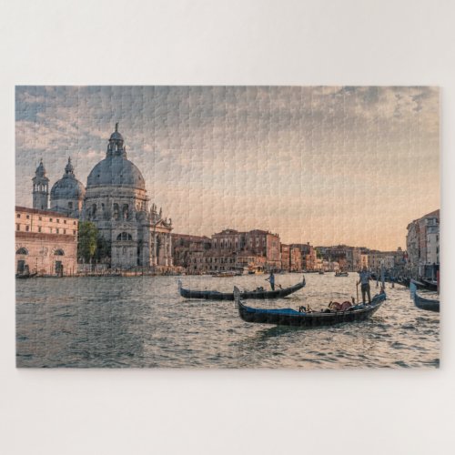 Venice Canal Gondolas Italy Jigsaw Puzzle