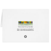 Venice Canal Italy Art Card (Back Horizontal)