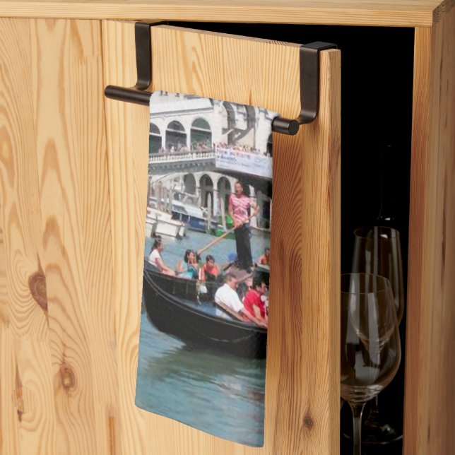 Venice Canal Kitchen Towel (Thirds Fold)