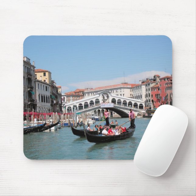 Venice Canal Mouse Pad (With Mouse)