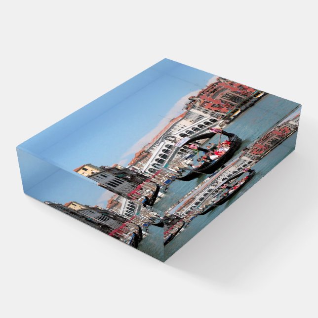 Venice Canal Paperweight (Angled)