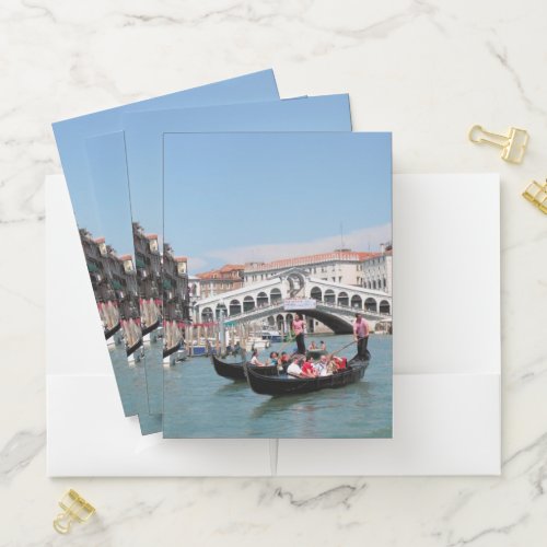 Venice Canal Pocket Folders