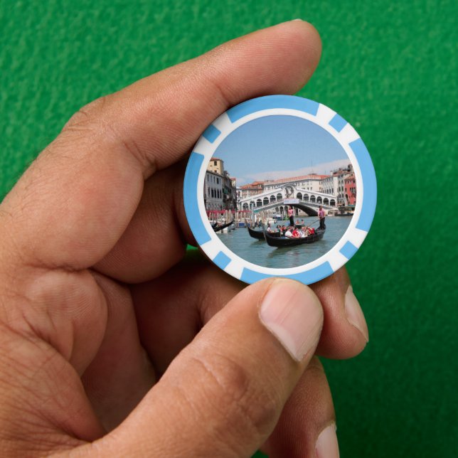 Venice Canal Poker Chips (Hand)