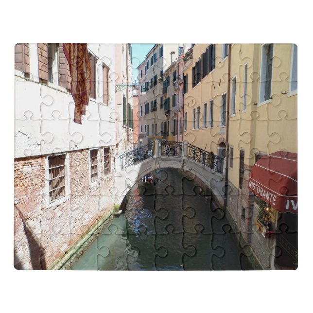 Venice Canal With Bridge Puzzle (Puzzle Horizontal)