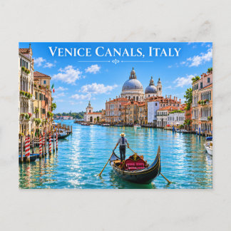 Venice Canals Day View Postcard