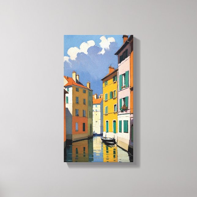 Venice Canvas Wall Art (Front)