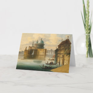 Venice, Capriccio Johann Wilhelm Jankowsky Card
