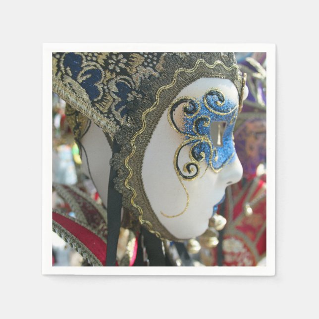 Venice Carnival mask Napkins (Front)