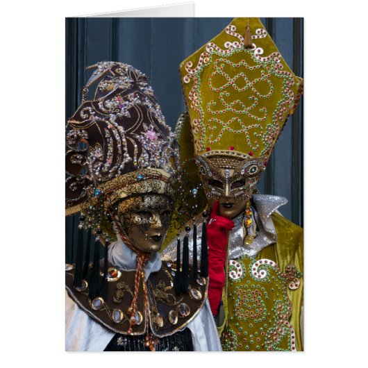 Venice Carnival Masks Cards (Front)