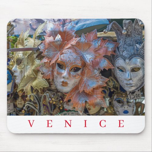 Venice Carnival masks view mousepad