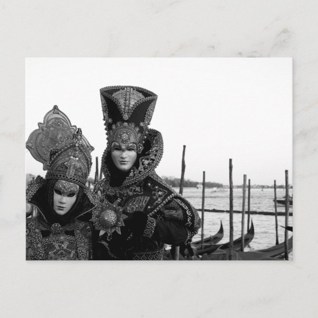 Venice Carnival XIII Postcard (Front)