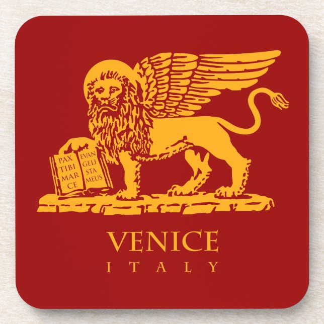 Venice Coat of Arms Beverage Coaster (Front)