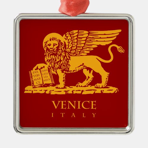 Venice Coat of Arms Metal Ornament