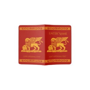 Venice Coat of Arms Passport Holder