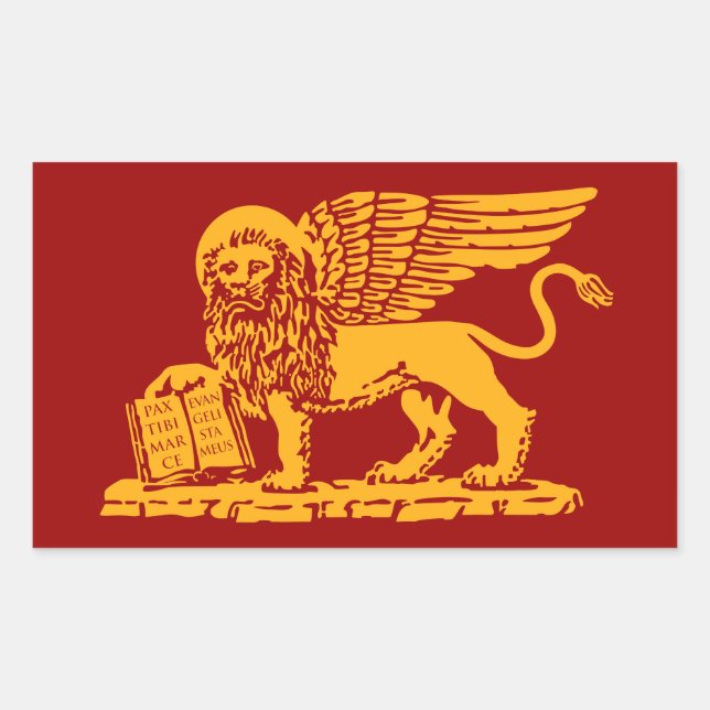 Venice Coat of Arms Rectangular Sticker (Front)