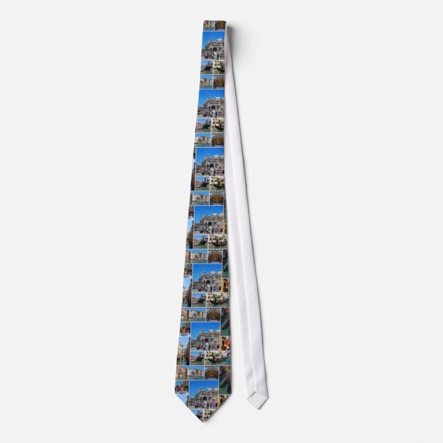Venice collage tie (Front)