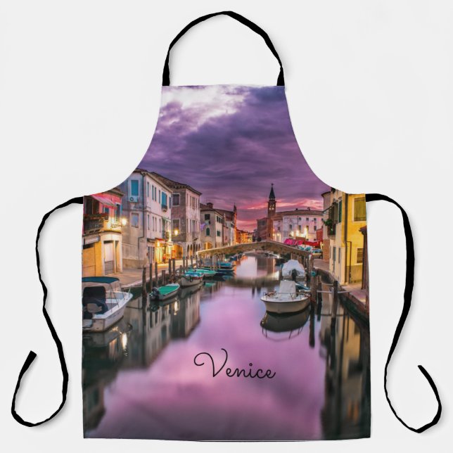Venice, colorful snapshot,  apron (Front)