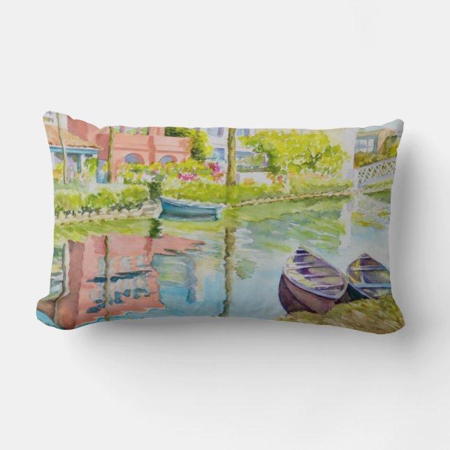 Venice Colors Lumbar Pillow (Front)