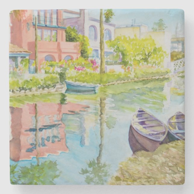 Venice Colors Stone Coaster (Front)