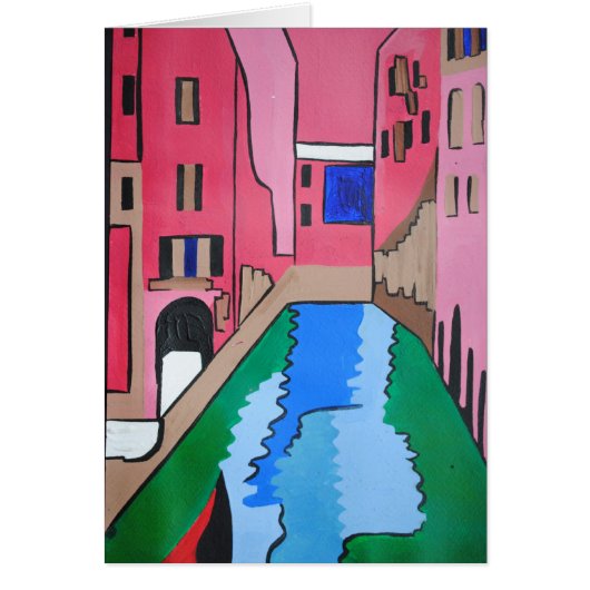 Venice Colourful Card (Front)