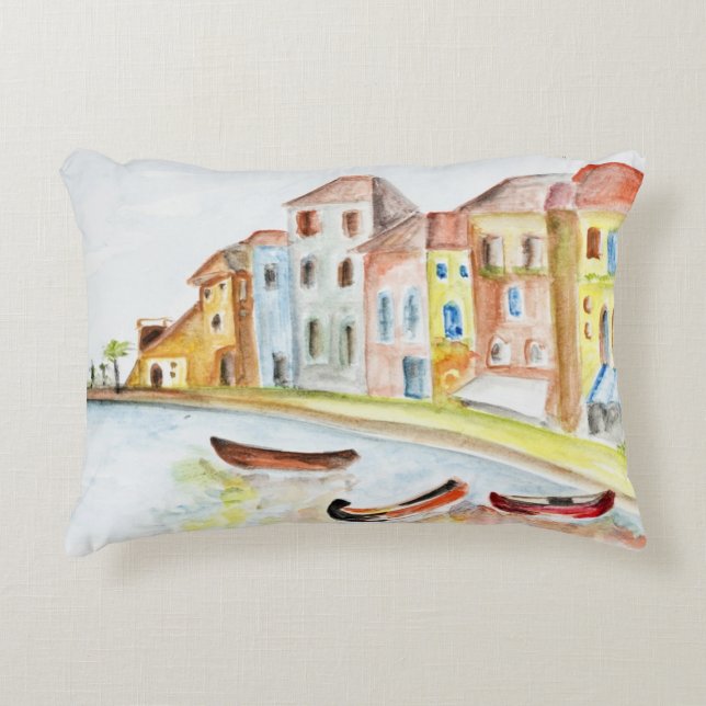 Venice Concept Decorative Pillow (Front)