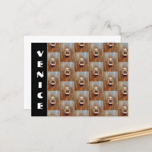 Venice Door Knocker Postcard