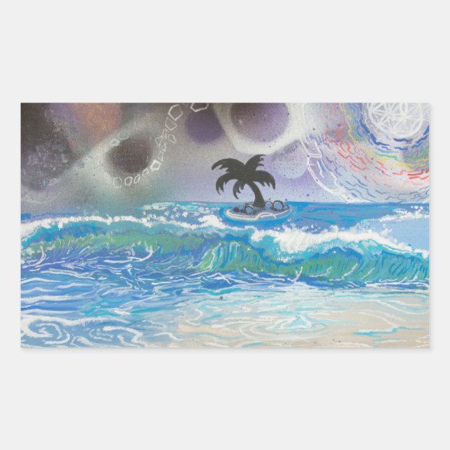 "Venice Fall"- 4.5"x 2.7" Glossy Sticker (Front)