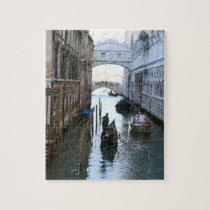 Venice famous Bridge of Sighs, Venezia Italy Jigsaw Puzzle