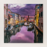 Venice famous canal Italy Jigsaw Puzzle<br><div class="desc">According to art therapists, puzzles improve reality orientation, increase self-esteem, reduce anxiety and negative thoughts. Our brain experiences relief and enters a meditative state. So, if you are looking for something unique, custom and stress-free activity, then this Jigsaw Puzzle is the one you are looking for. It is a great...</div>