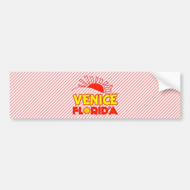 Venice, Florida Bumper Sticker (Front)