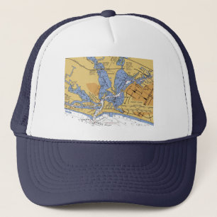 Venice, Florida nautical Harbor chart Hat