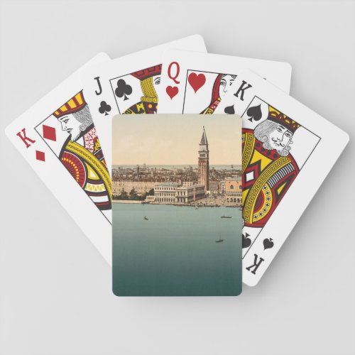 Venice General View Venice Italy Playing Cards