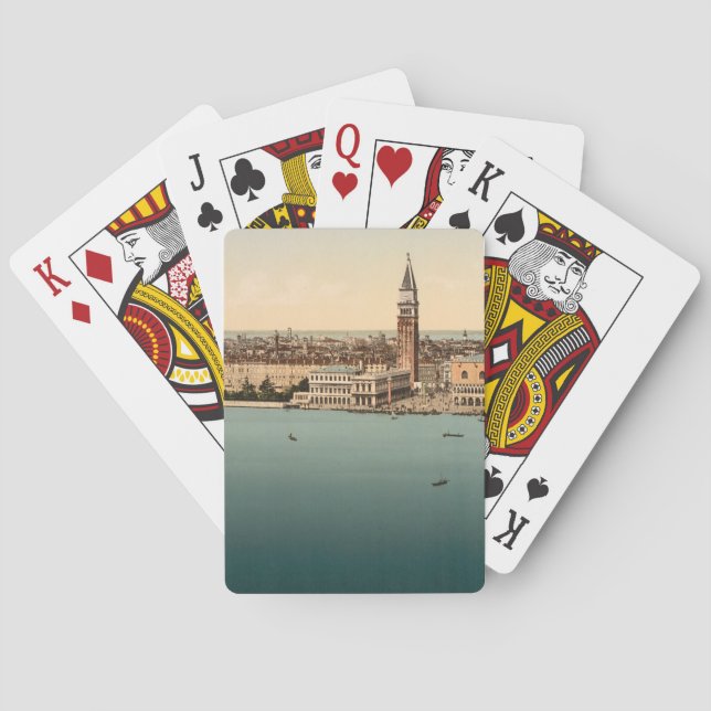 Venice General View, Venice, Italy Poker Cards (Back)