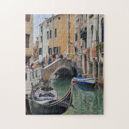 Venice gondola and bridge puzzle
