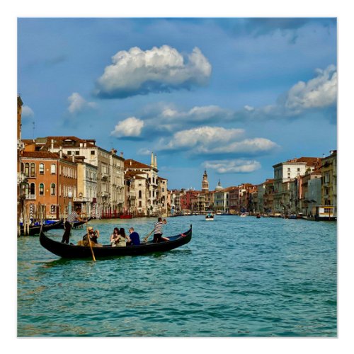 Venice _ Gondola on the Grand Canal Poster