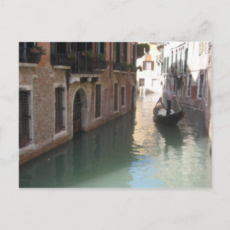 Venice gondola - postcard