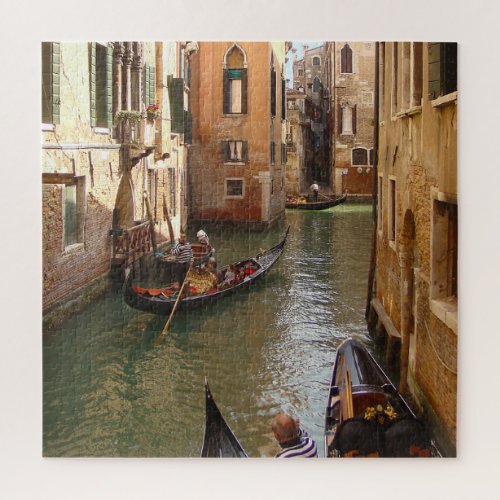 Venice Gondolas 20 x 20 Jigsaw Puzzle